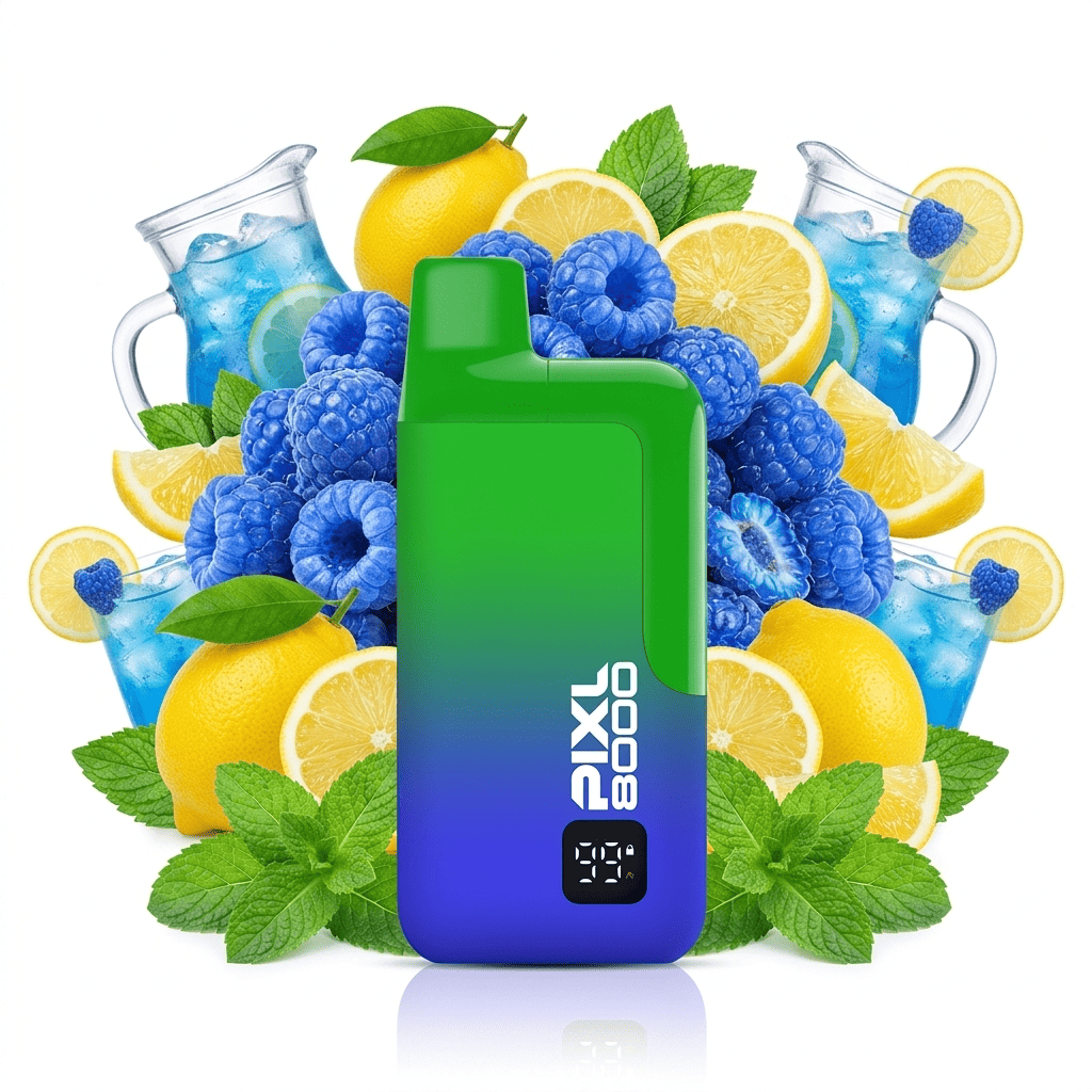 blue-razz-lemonade-pixl-8000 Disposable Big Puffs Pixl 8000 Blue Razz Lemonade - Image 1