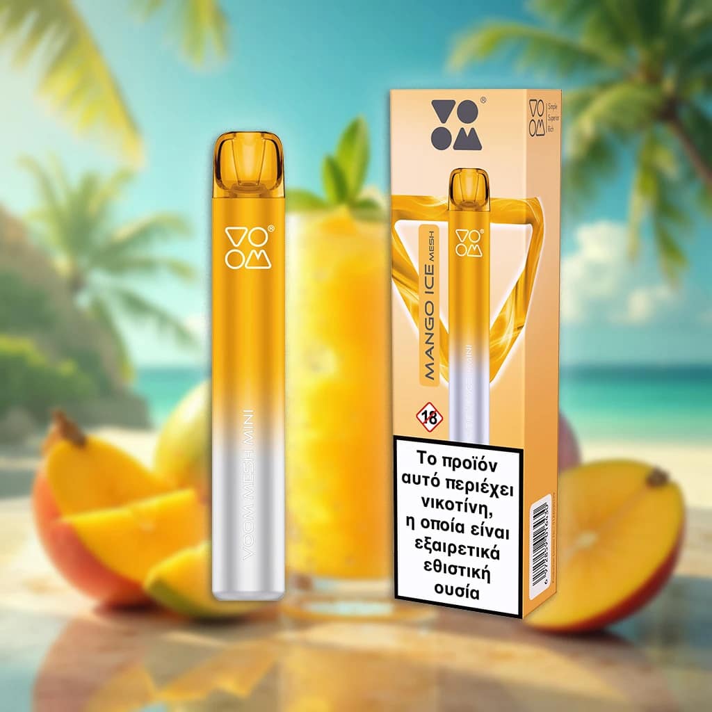 Voom-Disposable-Mango-ice VOOM Mesh mini 1000 Puff – Mango Ice - Image 1